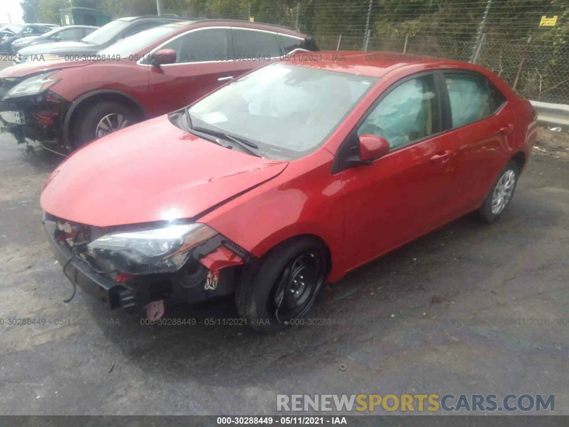 2 Photograph of a damaged car 2T1BURHE7KC224912 TOYOTA COROLLA 2019