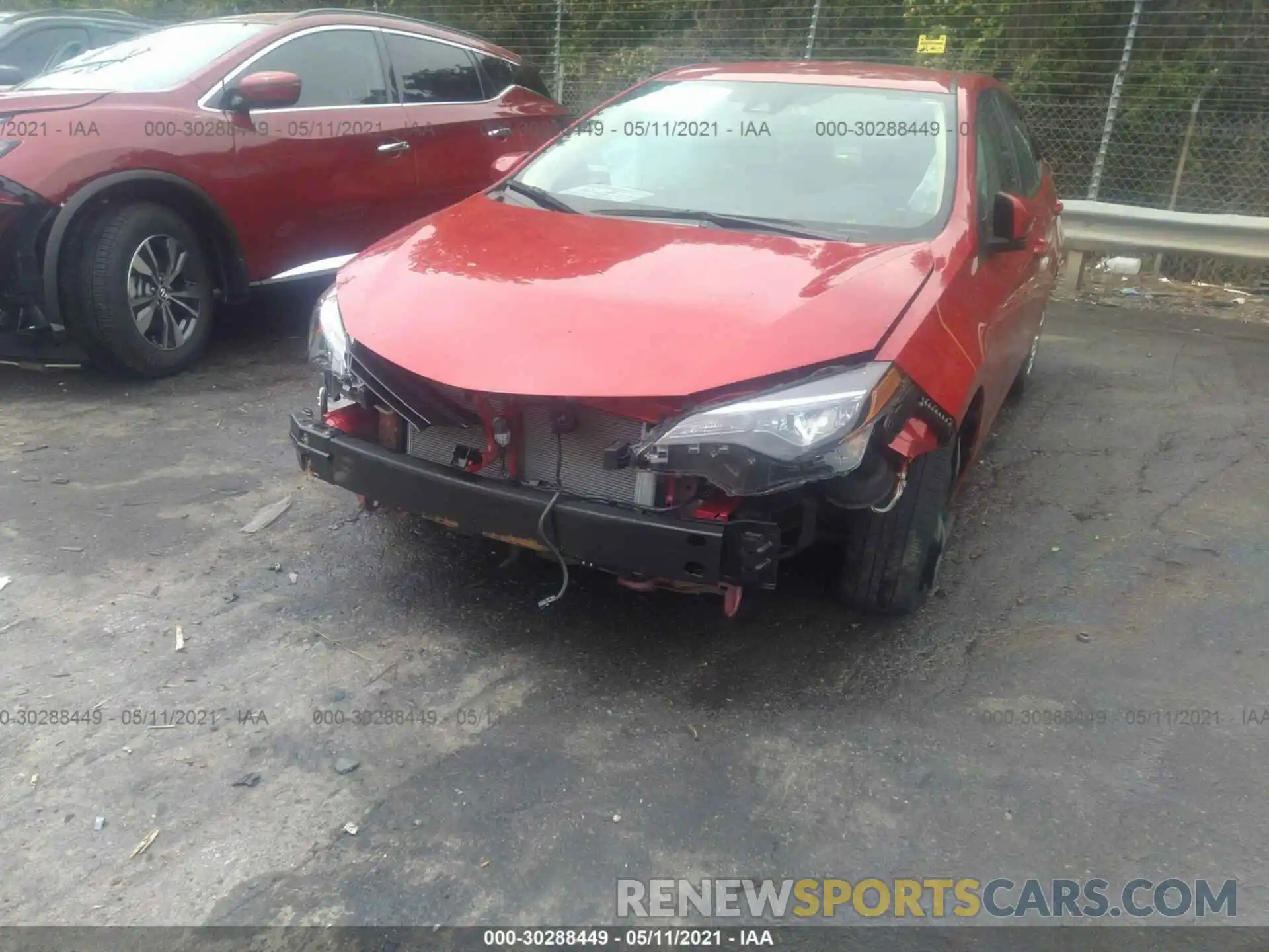 6 Photograph of a damaged car 2T1BURHE7KC224912 TOYOTA COROLLA 2019