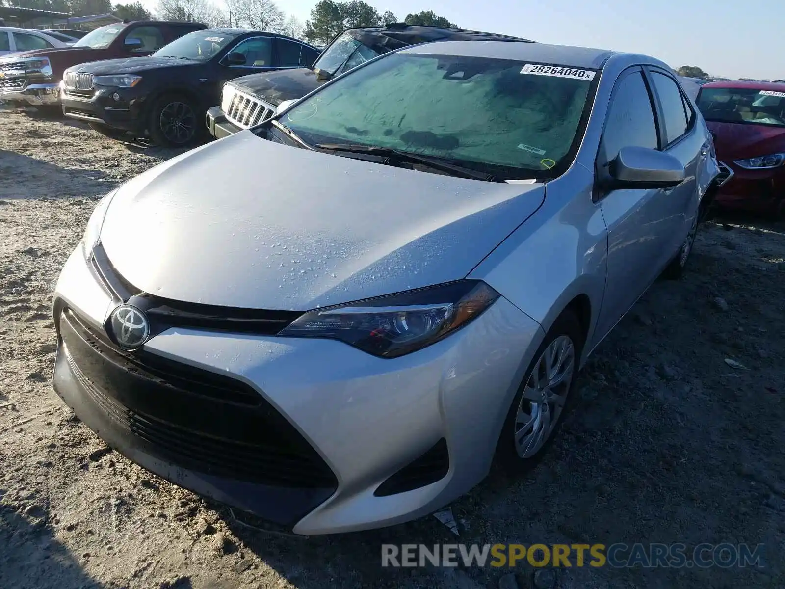 2 Photograph of a damaged car 2T1BURHE7KC224926 TOYOTA COROLLA 2019