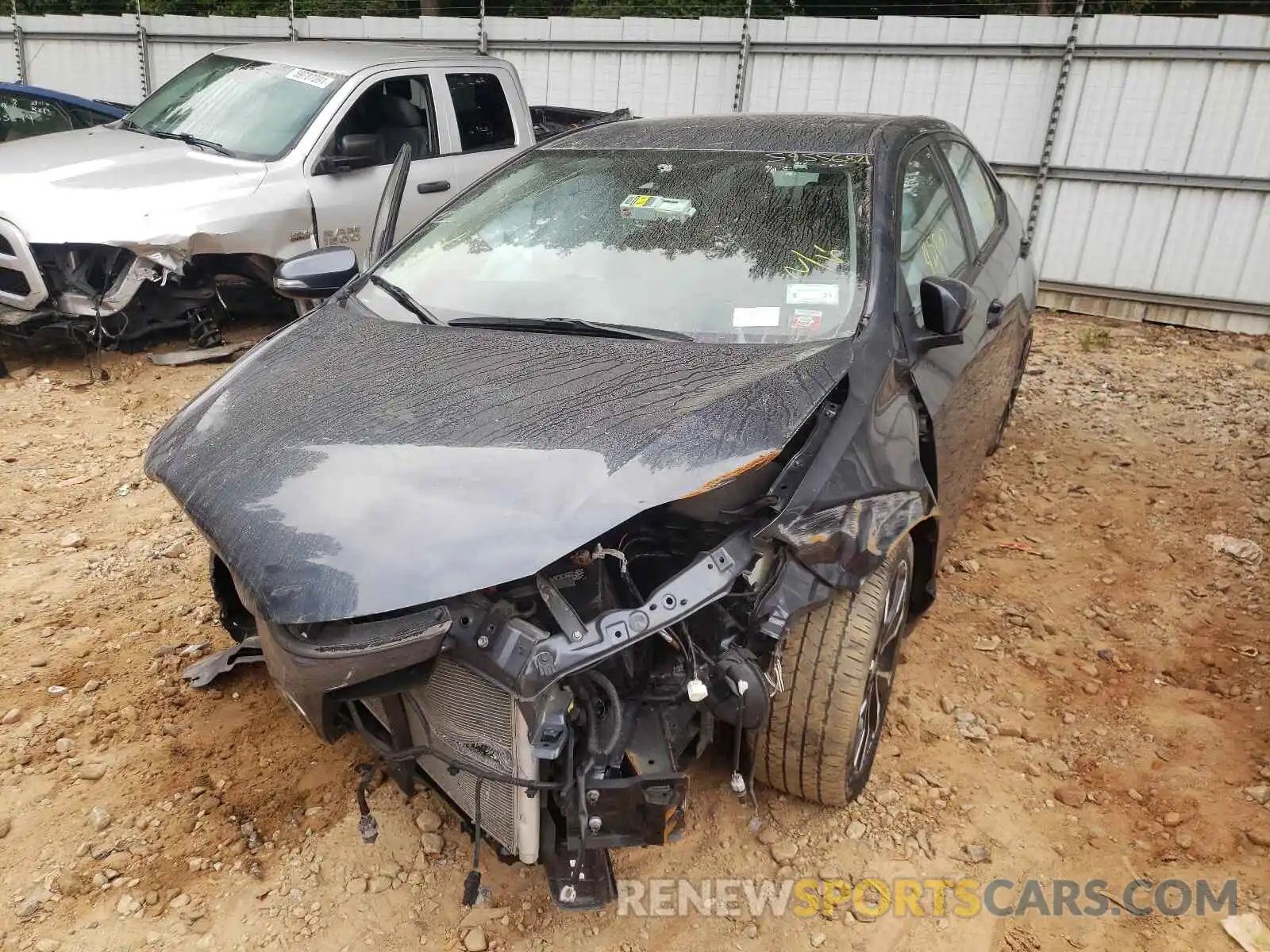 2 Photograph of a damaged car 2T1BURHE7KC226188 TOYOTA COROLLA 2019