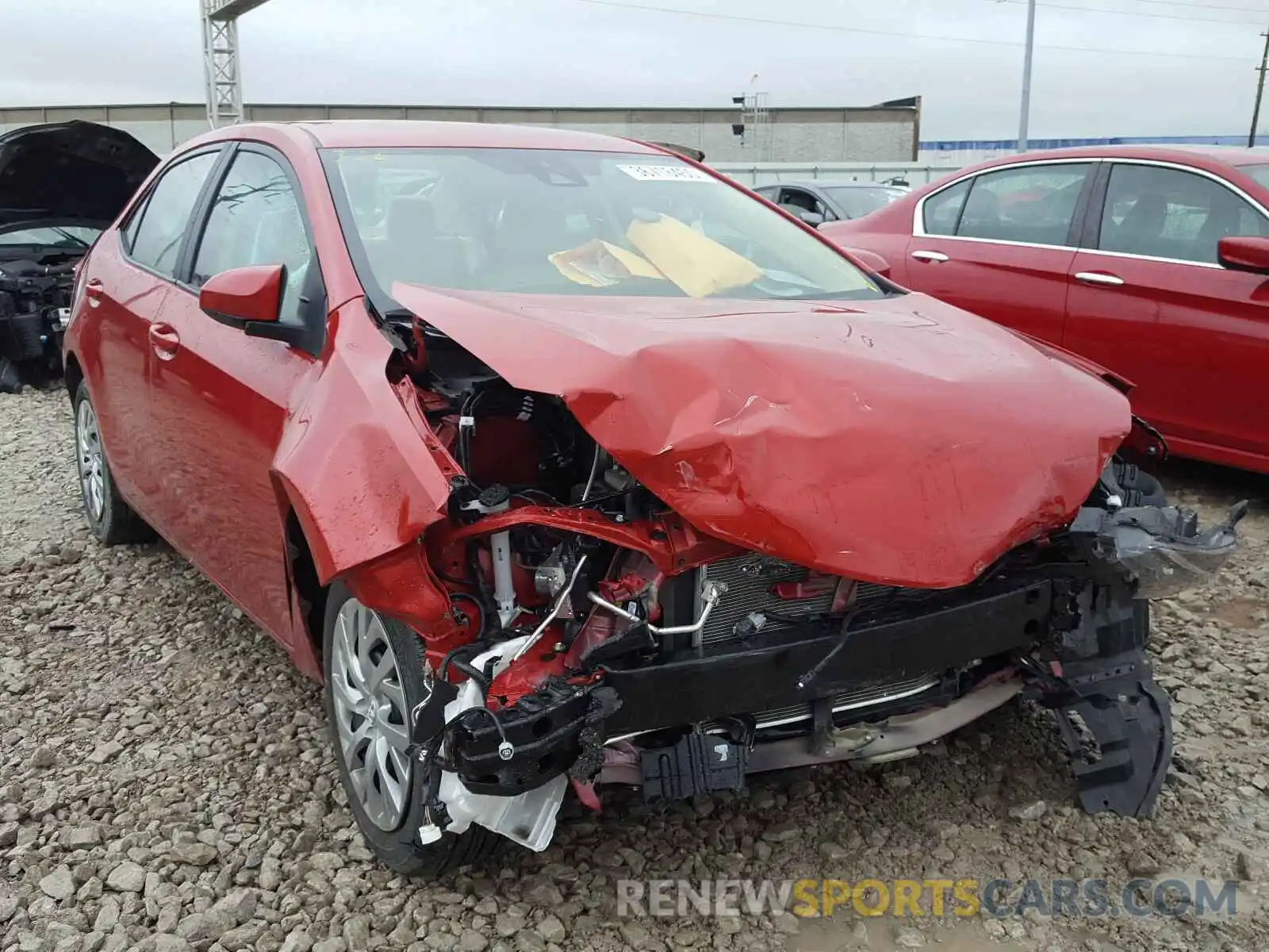 1 Photograph of a damaged car 2T1BURHE7KC226479 TOYOTA COROLLA 2019