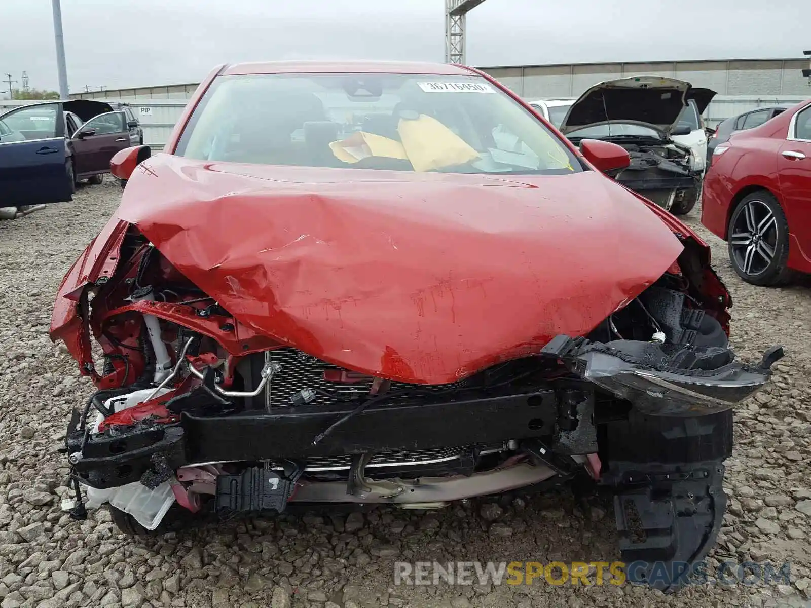 9 Photograph of a damaged car 2T1BURHE7KC226479 TOYOTA COROLLA 2019