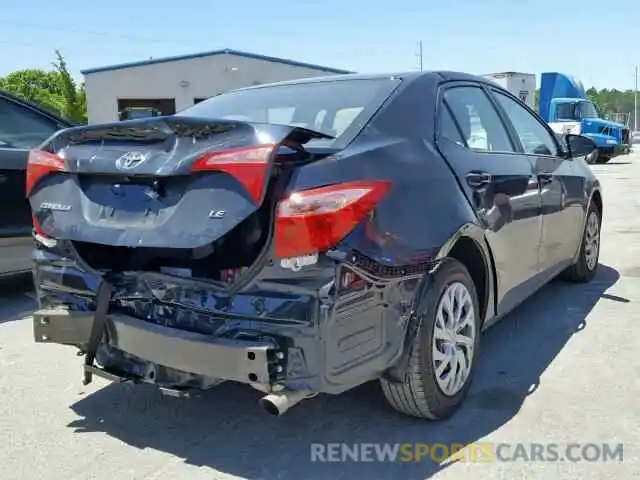 4 Photograph of a damaged car 2T1BURHE7KC227048 TOYOTA COROLLA 2019