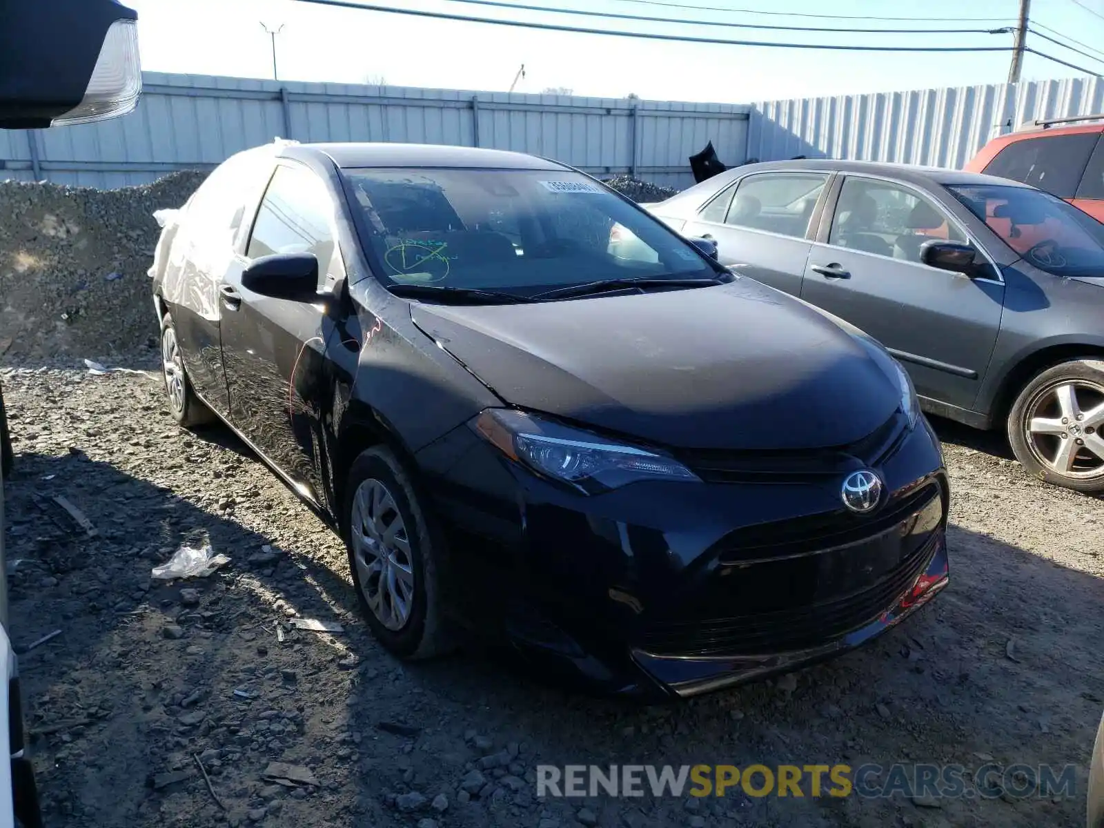 1 Photograph of a damaged car 2T1BURHE7KC227745 TOYOTA COROLLA 2019