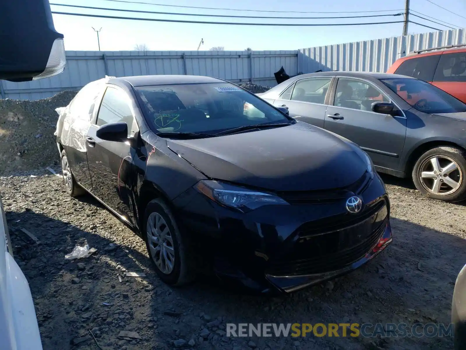 9 Photograph of a damaged car 2T1BURHE7KC227745 TOYOTA COROLLA 2019