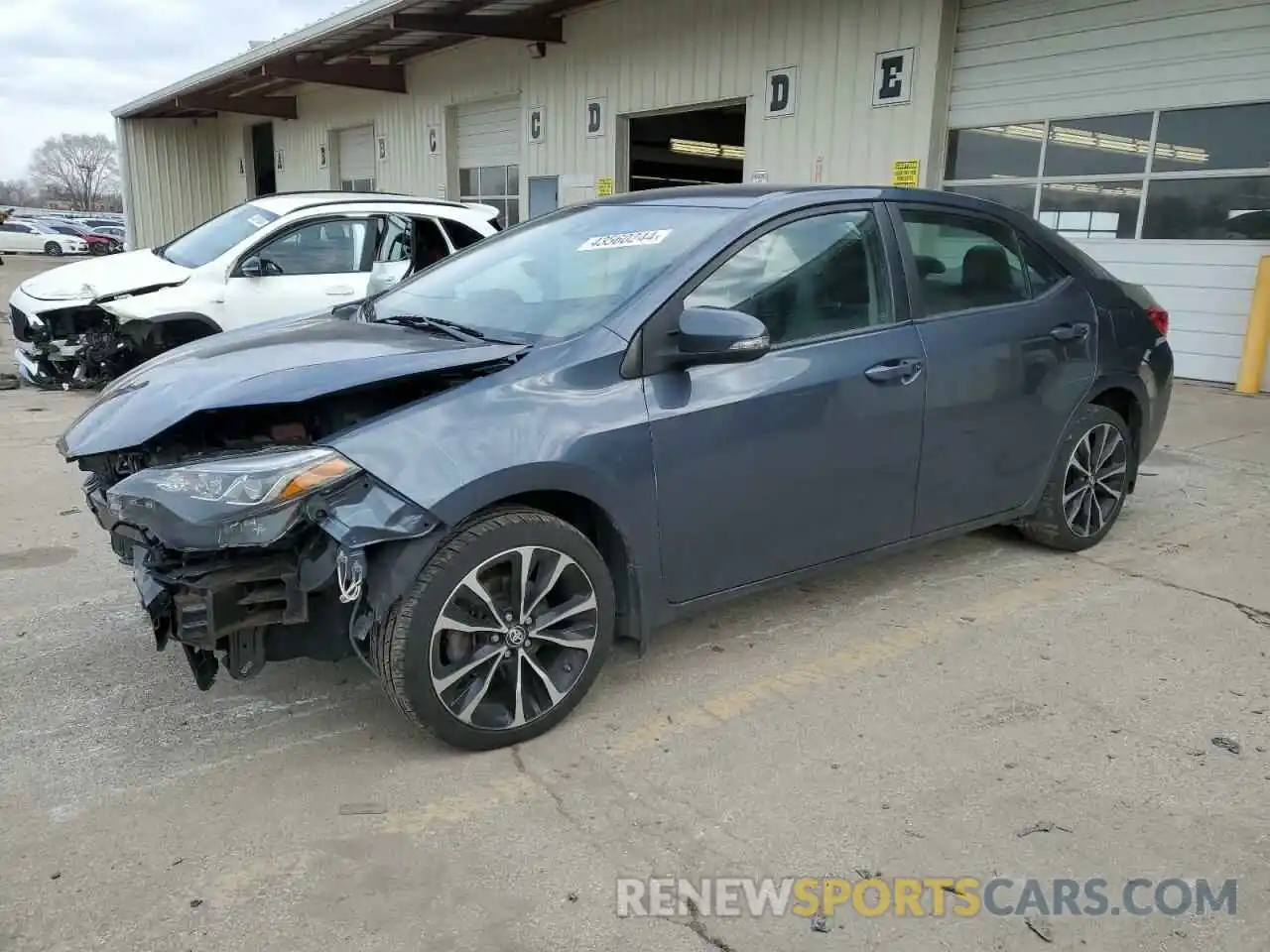 1 Photograph of a damaged car 2T1BURHE7KC227955 TOYOTA COROLLA 2019