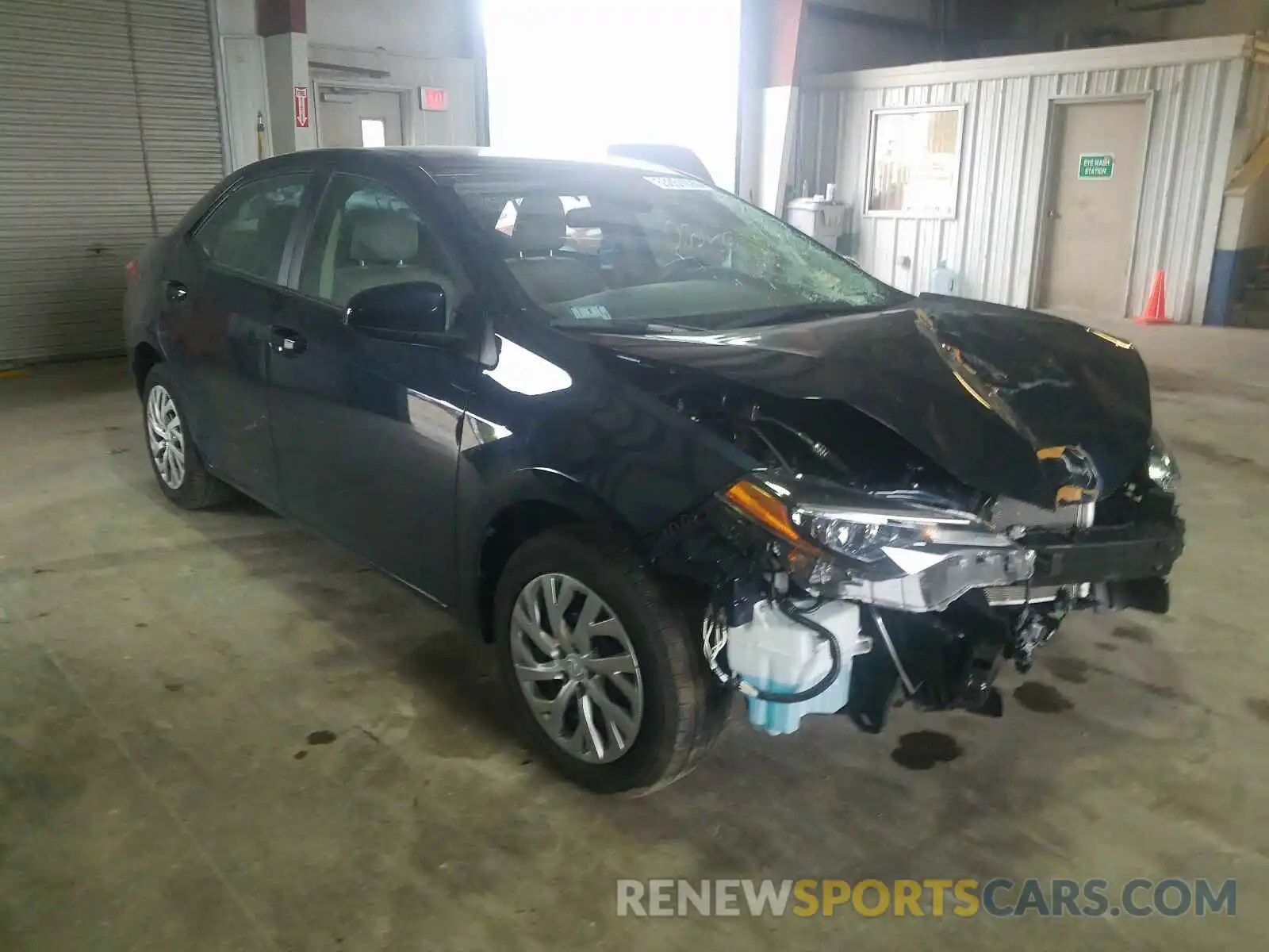 1 Photograph of a damaged car 2T1BURHE7KC228040 TOYOTA COROLLA 2019