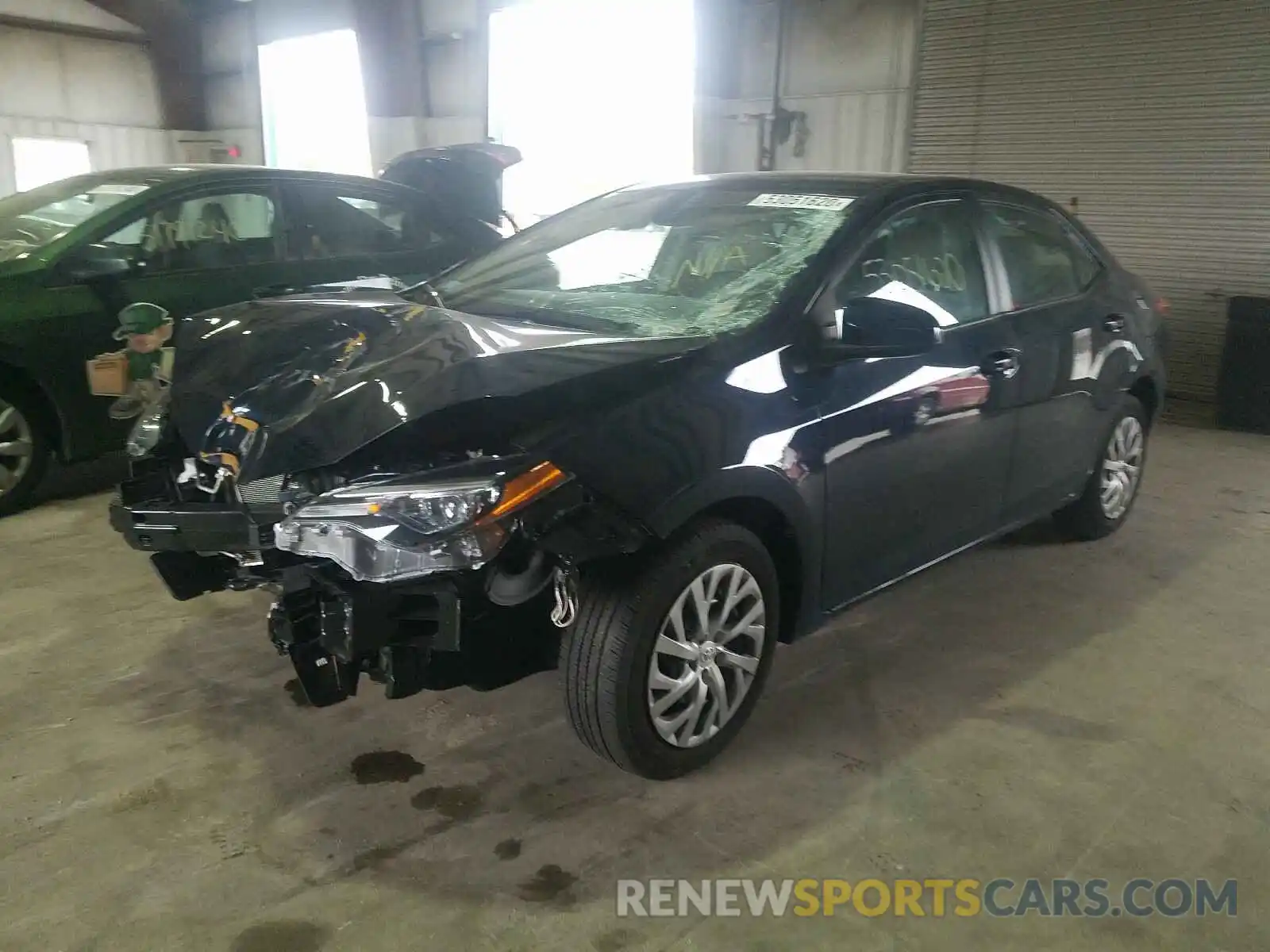 2 Photograph of a damaged car 2T1BURHE7KC228040 TOYOTA COROLLA 2019