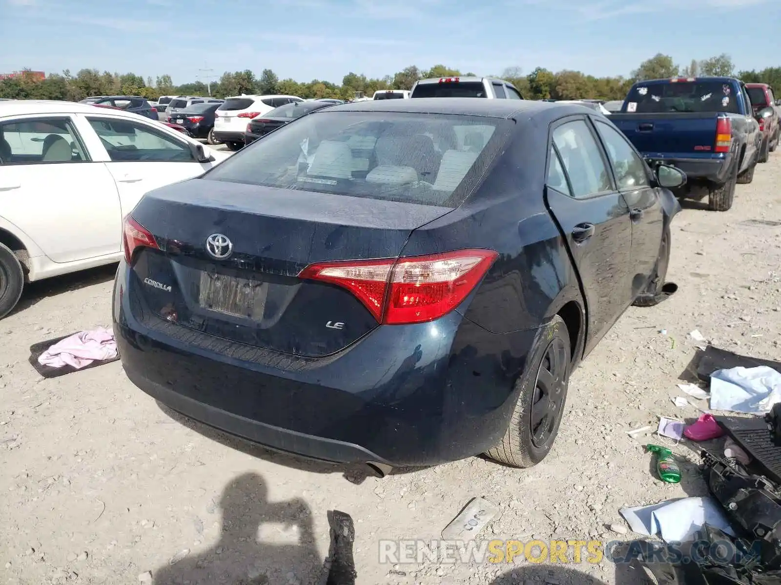 4 Photograph of a damaged car 2T1BURHE7KC228250 TOYOTA COROLLA 2019