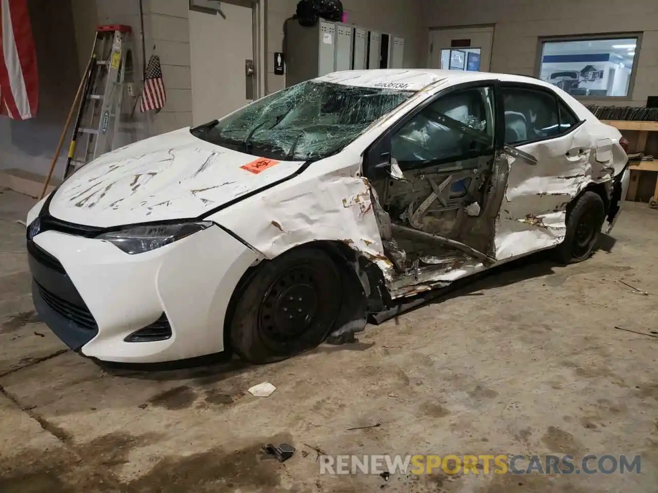 1 Photograph of a damaged car 2T1BURHE7KC228278 TOYOTA COROLLA 2019