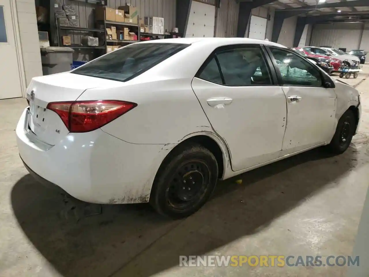 3 Photograph of a damaged car 2T1BURHE7KC228278 TOYOTA COROLLA 2019