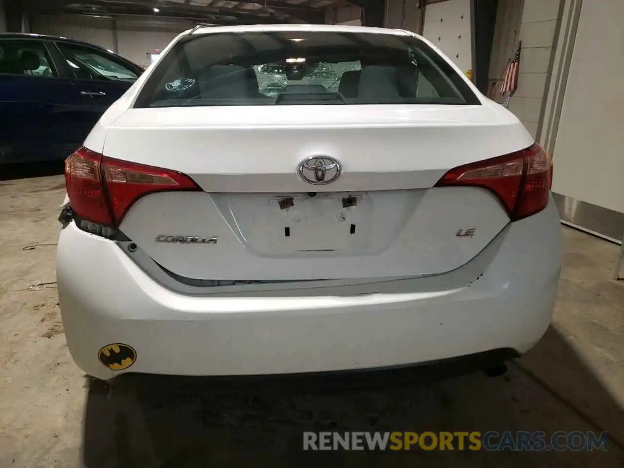 6 Photograph of a damaged car 2T1BURHE7KC228278 TOYOTA COROLLA 2019