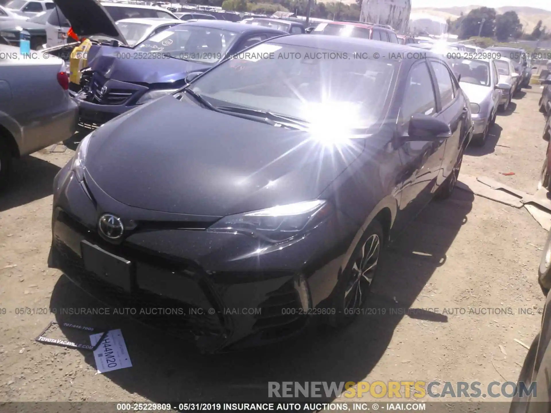 2 Photograph of a damaged car 2T1BURHE7KC229110 TOYOTA COROLLA 2019