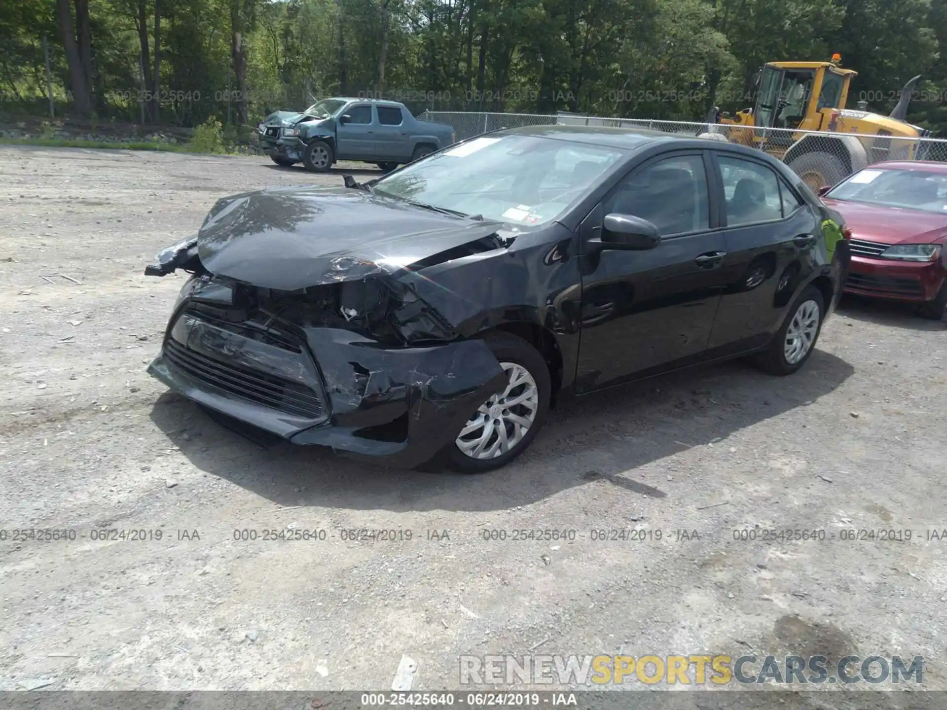 2 Photograph of a damaged car 2T1BURHE7KC229866 TOYOTA COROLLA 2019