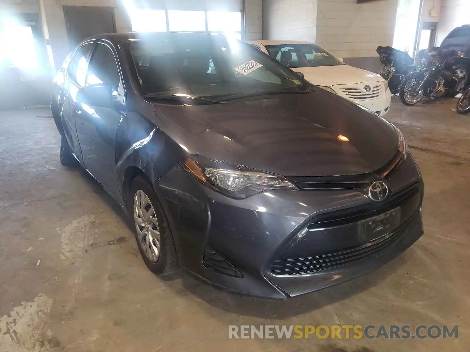 1 Photograph of a damaged car 2T1BURHE7KC229897 TOYOTA COROLLA 2019