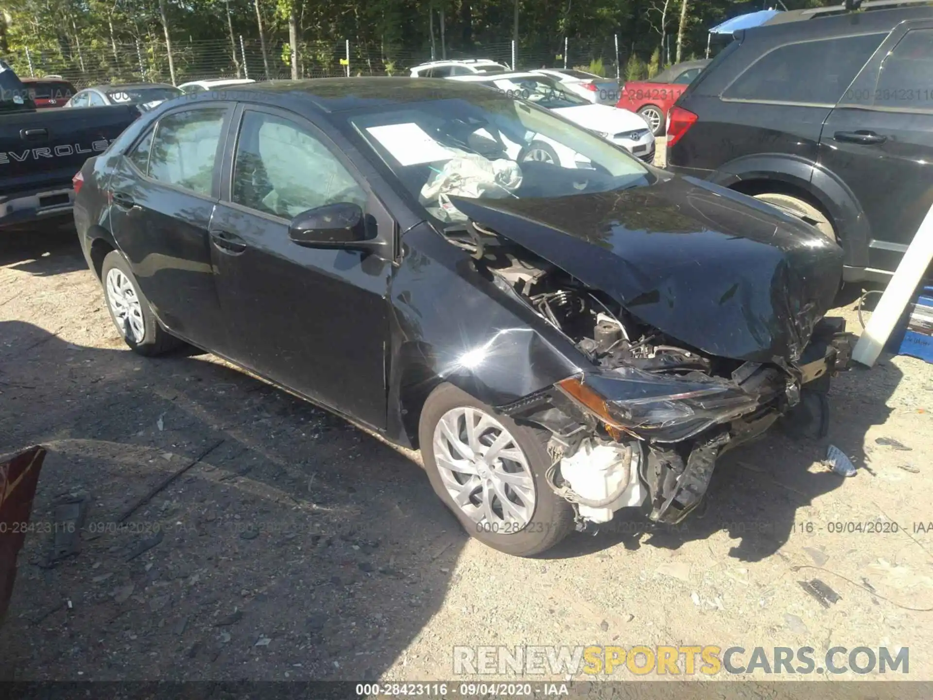 1 Photograph of a damaged car 2T1BURHE7KC230161 TOYOTA COROLLA 2019