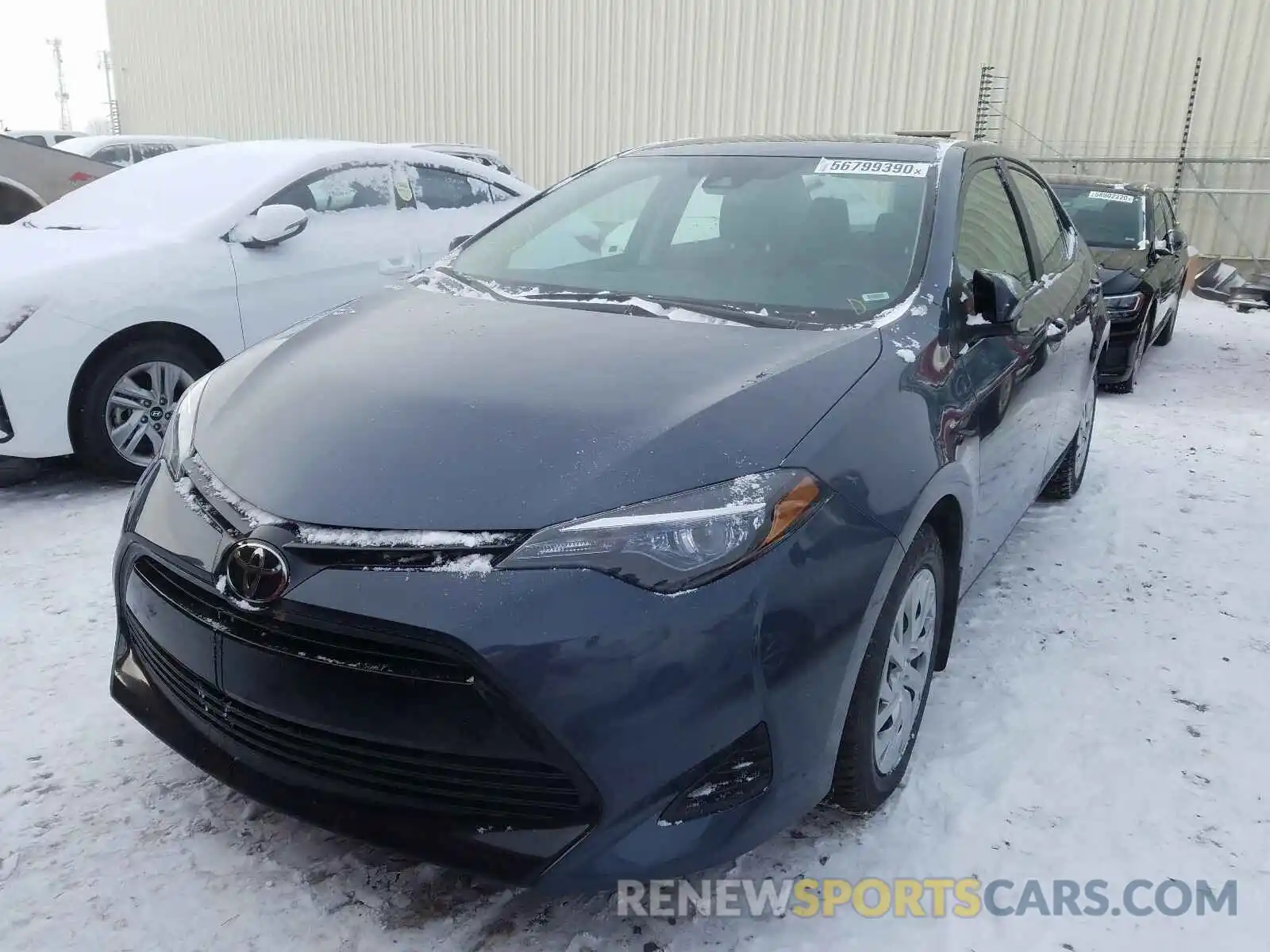 2 Photograph of a damaged car 2T1BURHE7KC230712 TOYOTA COROLLA 2019