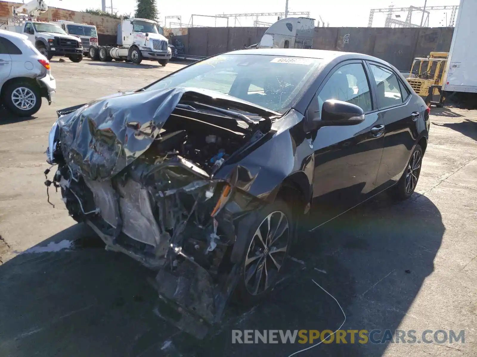 2 Photograph of a damaged car 2T1BURHE7KC231214 TOYOTA COROLLA 2019