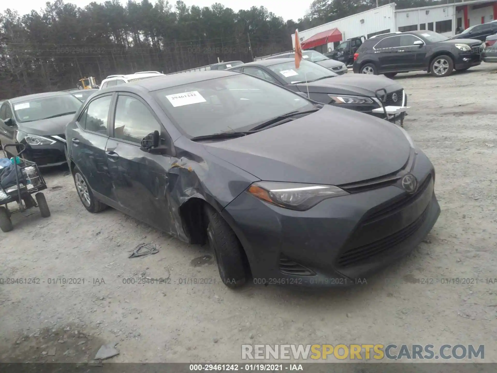 1 Photograph of a damaged car 2T1BURHE7KC231861 TOYOTA COROLLA 2019