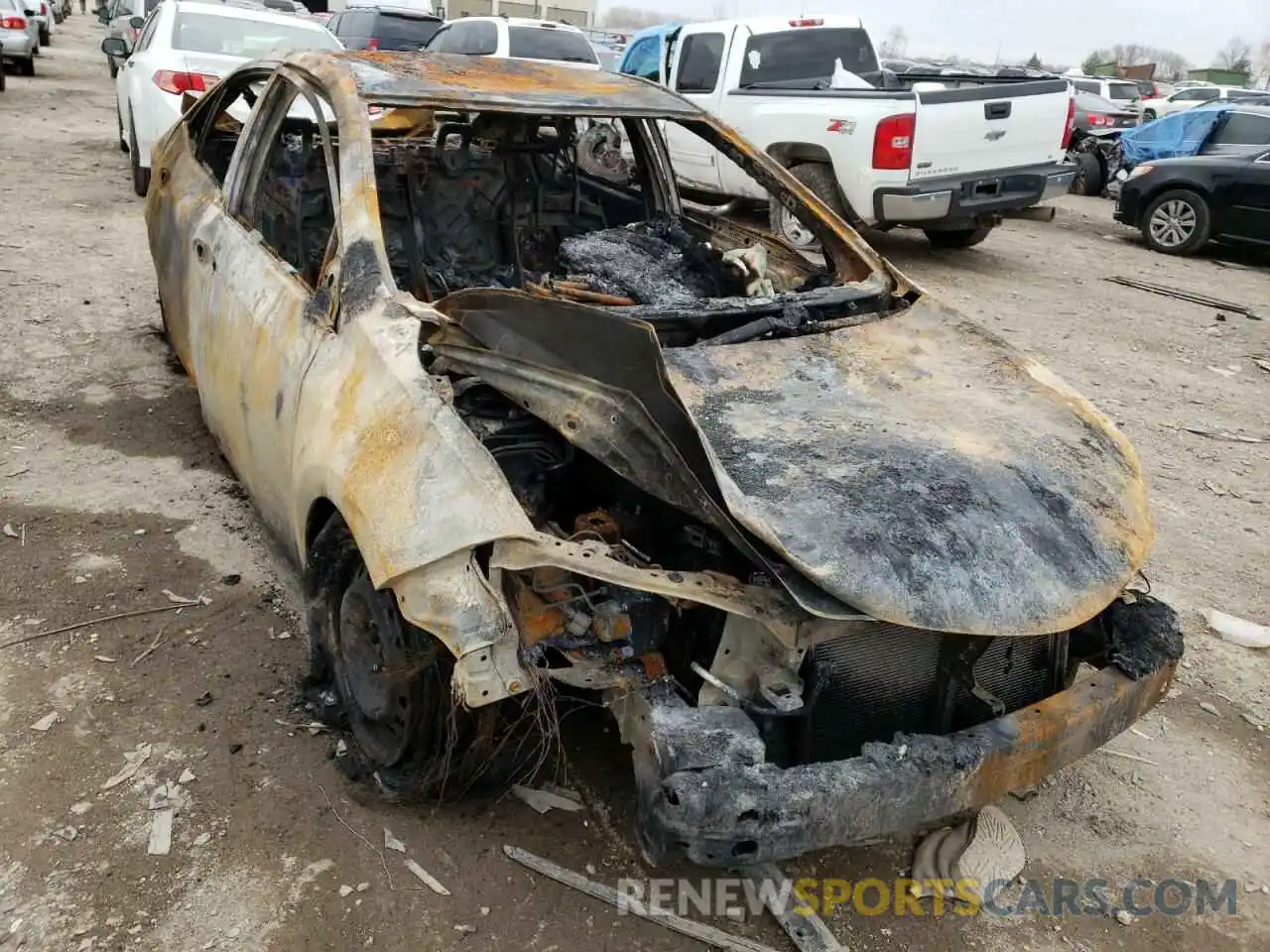 9 Photograph of a damaged car 2T1BURHE7KC232265 TOYOTA COROLLA 2019