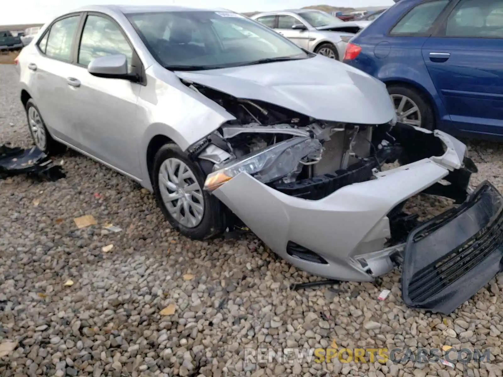 1 Photograph of a damaged car 2T1BURHE7KC232296 TOYOTA COROLLA 2019