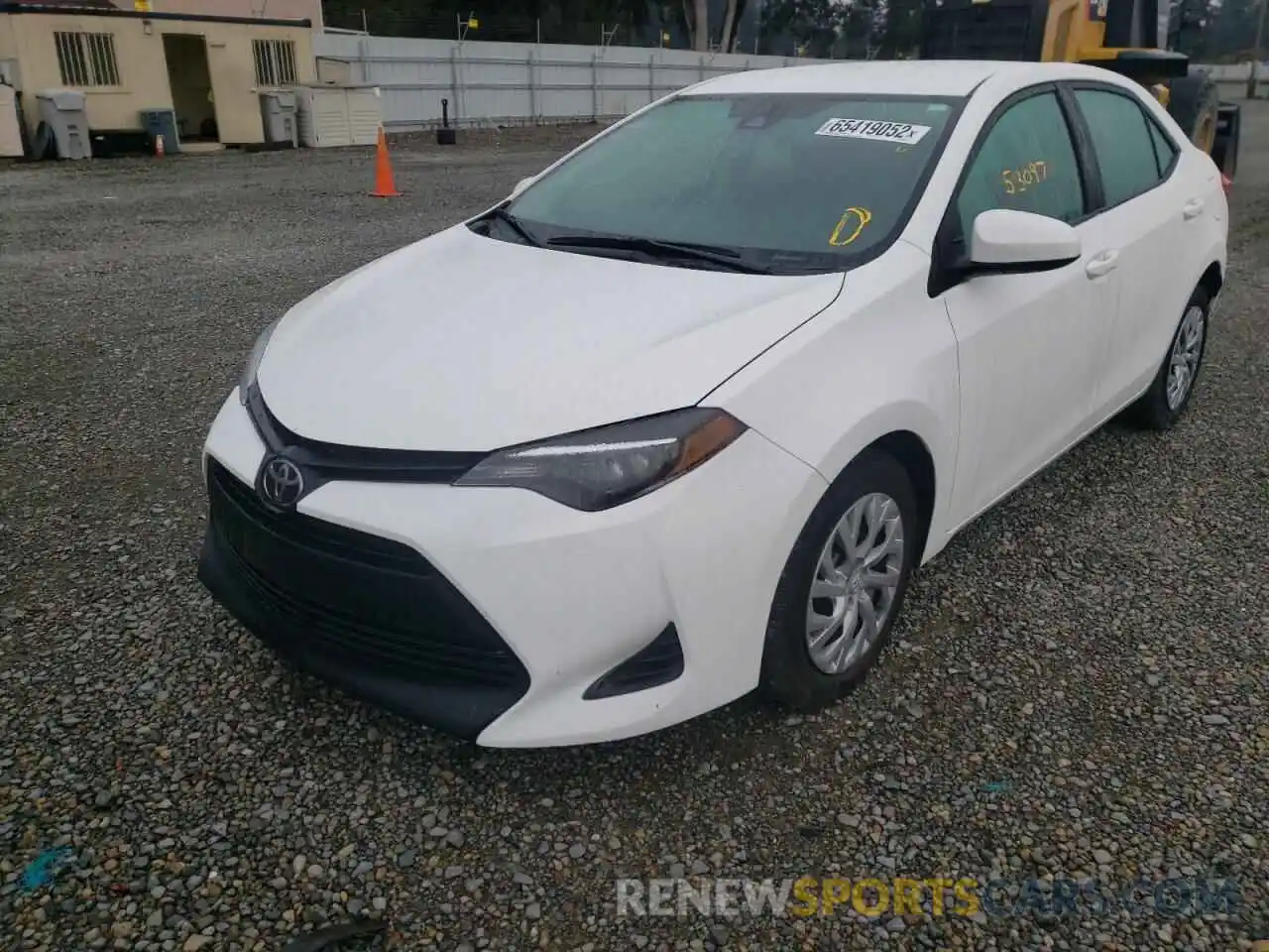 2 Photograph of a damaged car 2T1BURHE7KC232590 TOYOTA COROLLA 2019