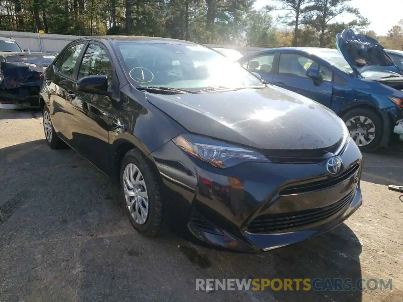 1 Photograph of a damaged car 2T1BURHE7KC232797 TOYOTA COROLLA 2019