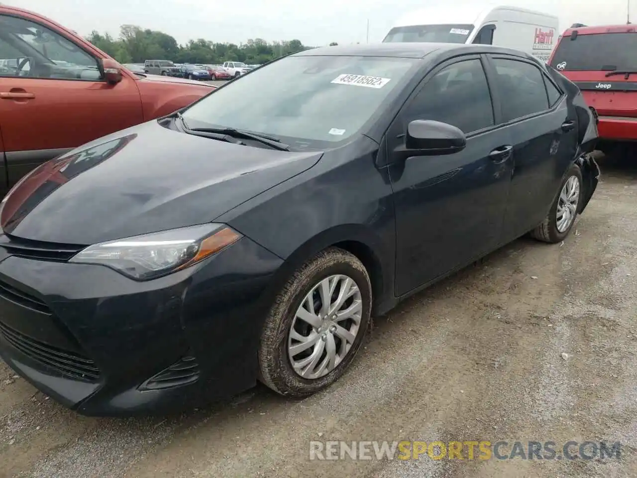 2 Photograph of a damaged car 2T1BURHE7KC232864 TOYOTA COROLLA 2019