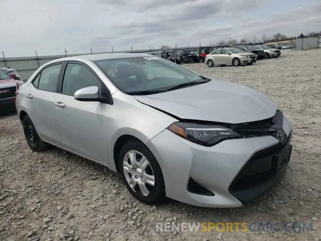 1 Photograph of a damaged car 2T1BURHE7KC232881 TOYOTA COROLLA 2019