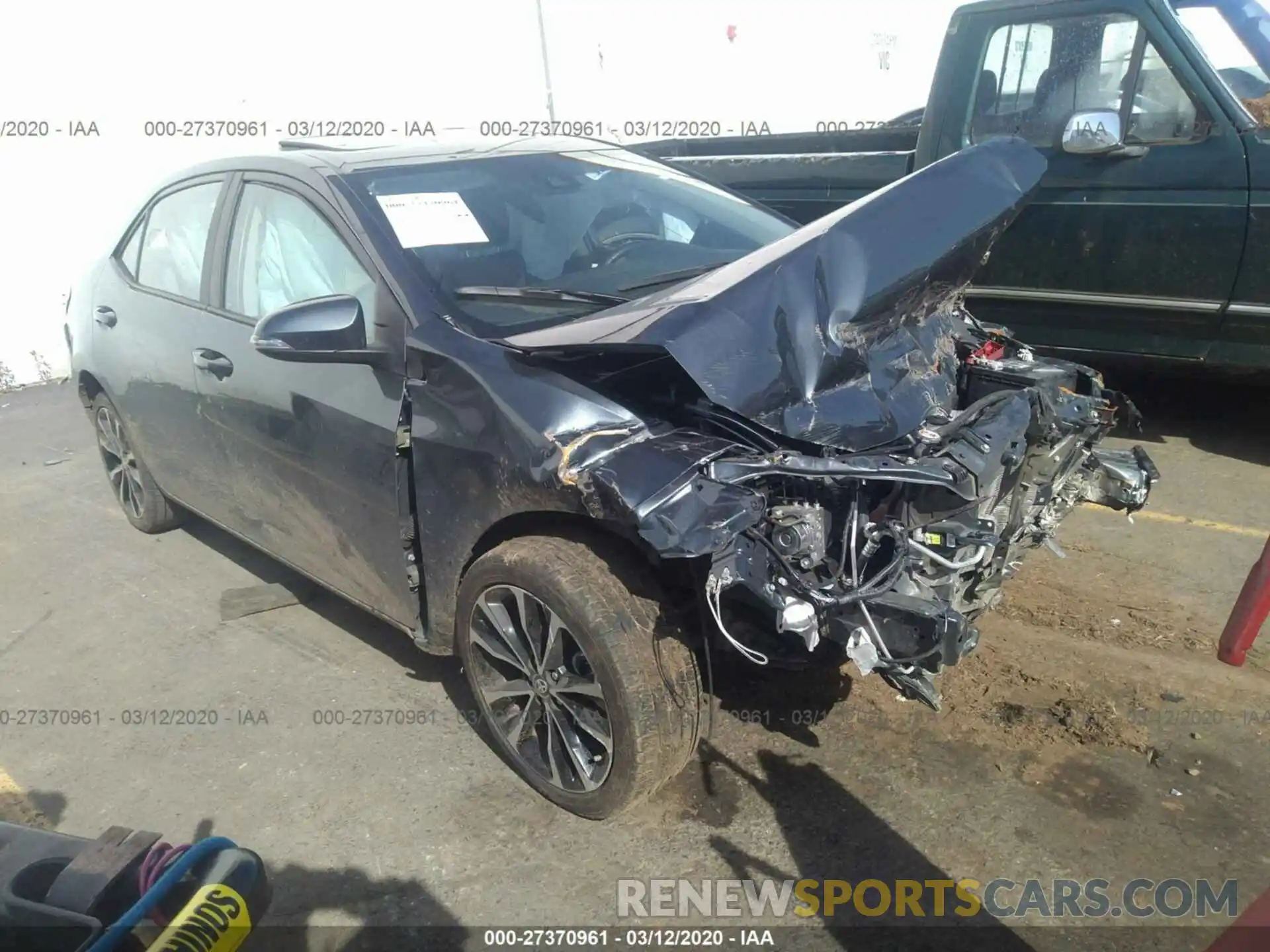 1 Photograph of a damaged car 2T1BURHE7KC233500 TOYOTA COROLLA 2019