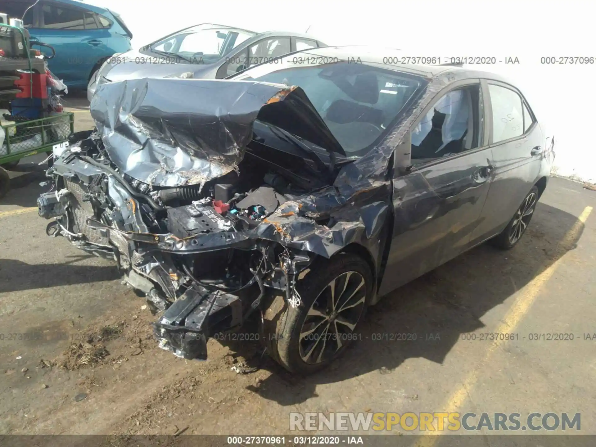 2 Photograph of a damaged car 2T1BURHE7KC233500 TOYOTA COROLLA 2019