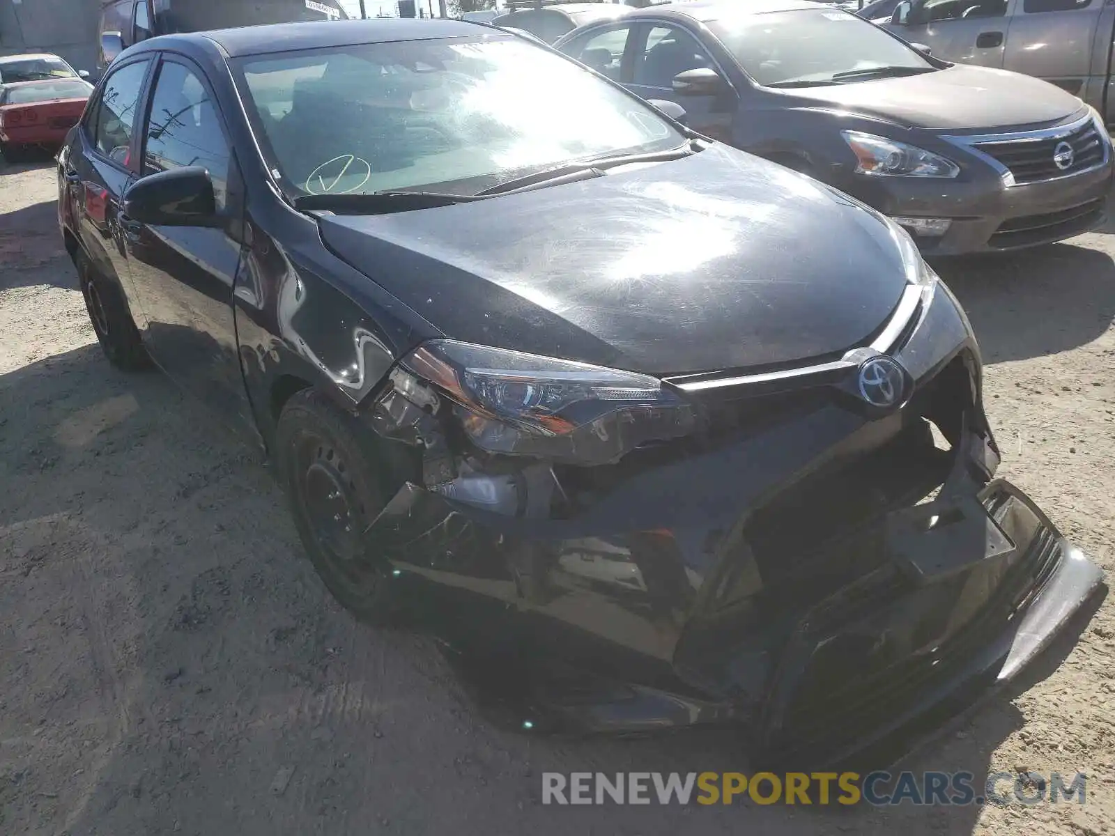 1 Photograph of a damaged car 2T1BURHE7KC233979 TOYOTA COROLLA 2019