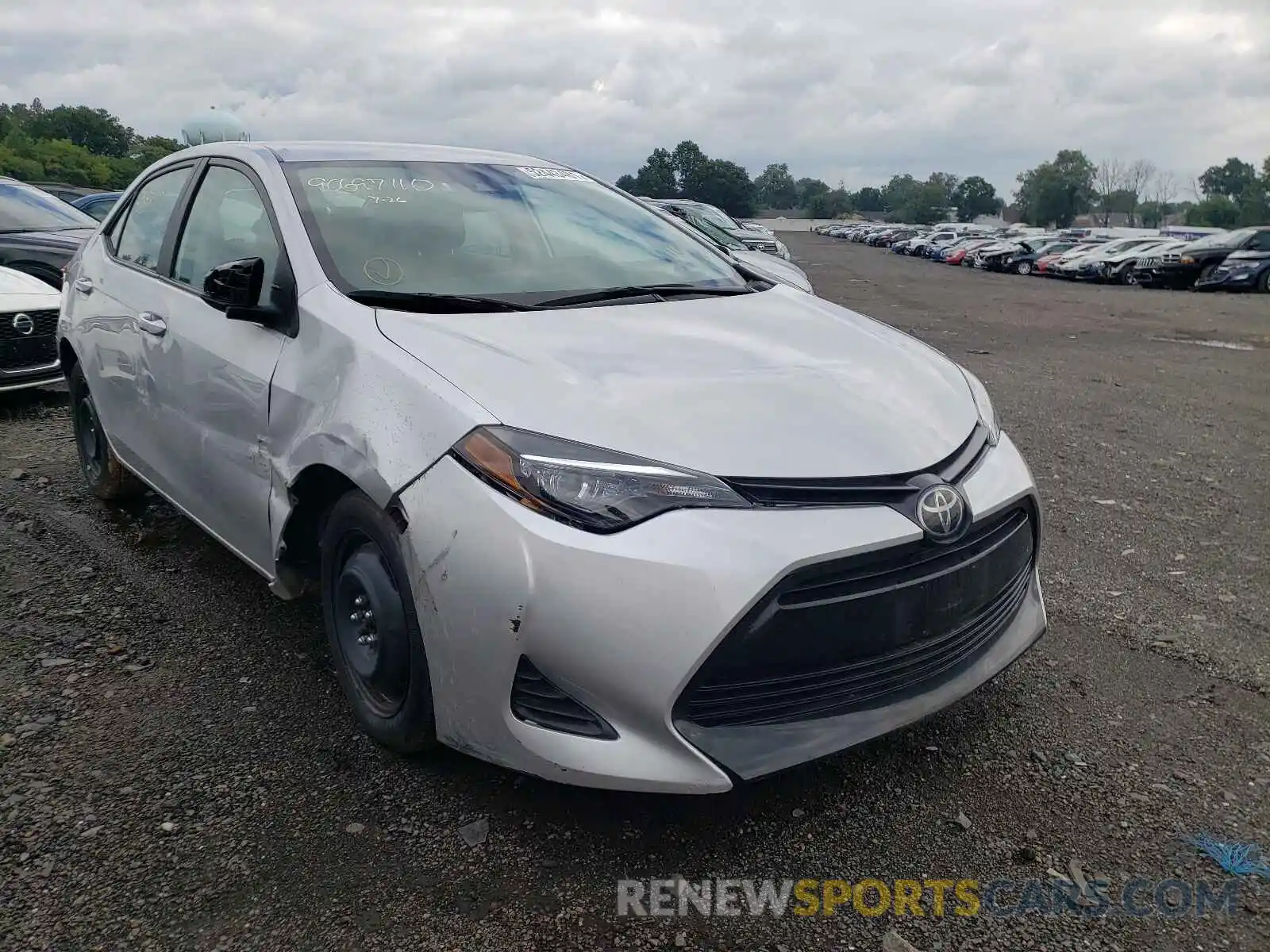 1 Photograph of a damaged car 2T1BURHE7KC234176 TOYOTA COROLLA 2019