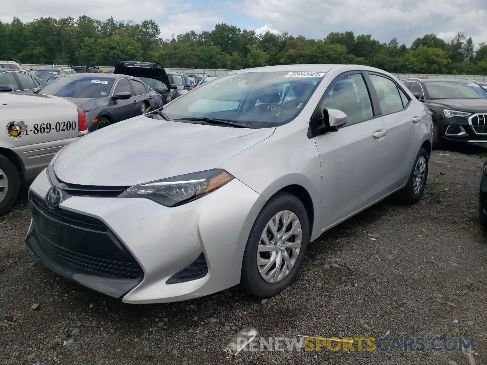 2 Photograph of a damaged car 2T1BURHE7KC234176 TOYOTA COROLLA 2019