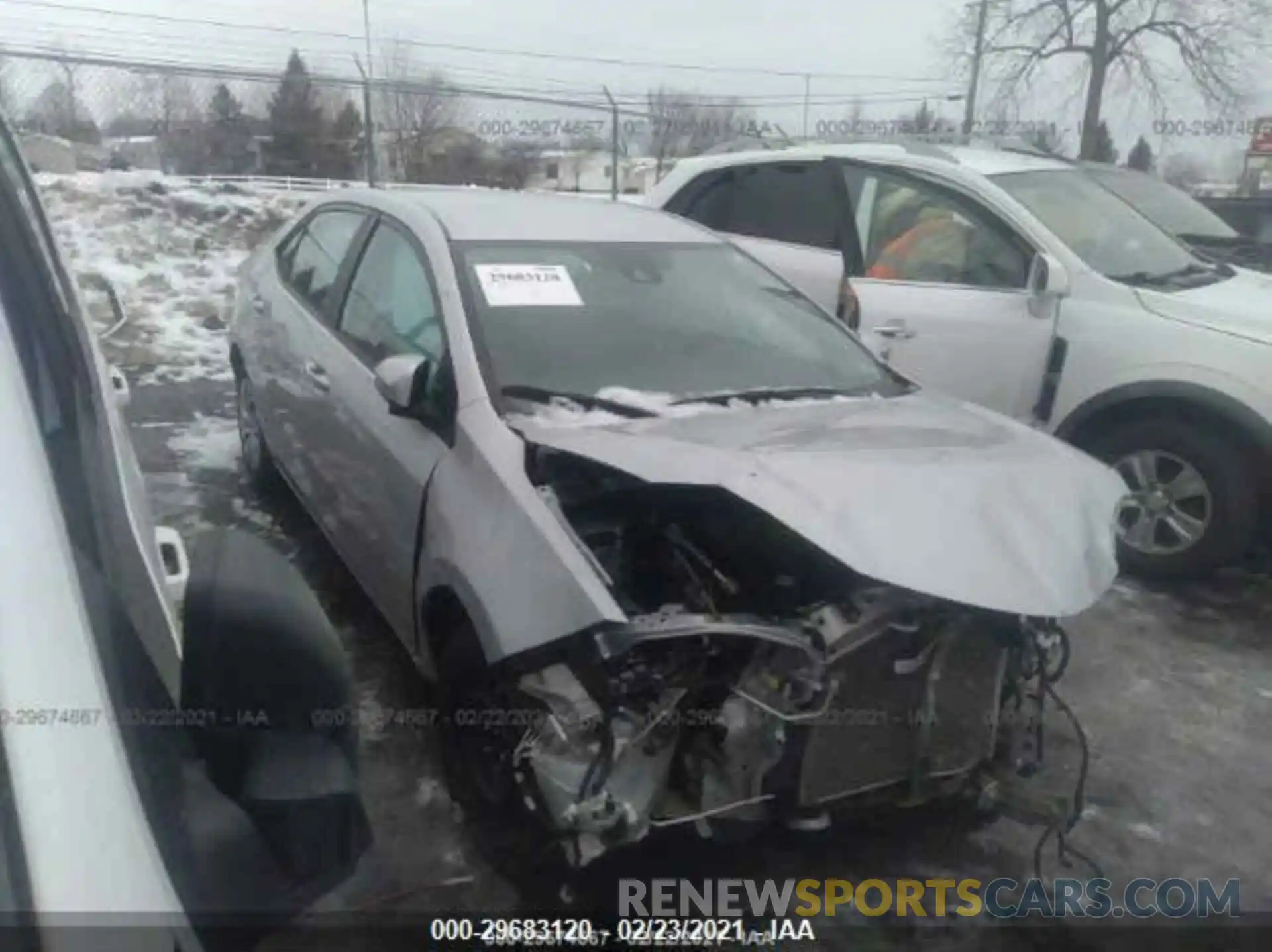 1 Photograph of a damaged car 2T1BURHE7KC234291 TOYOTA COROLLA 2019