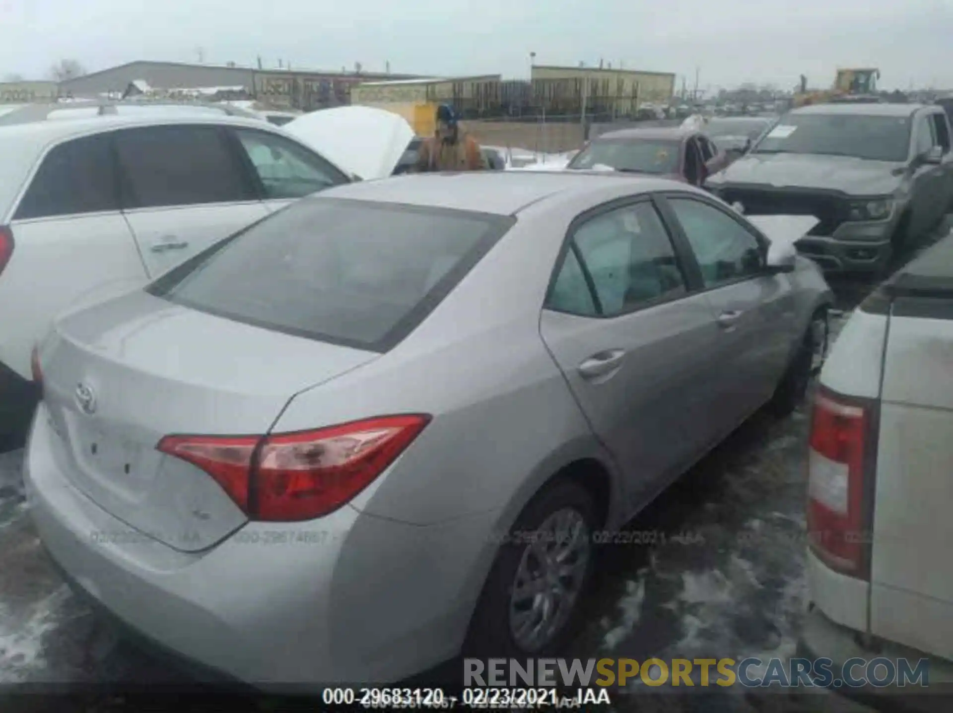 4 Photograph of a damaged car 2T1BURHE7KC234291 TOYOTA COROLLA 2019