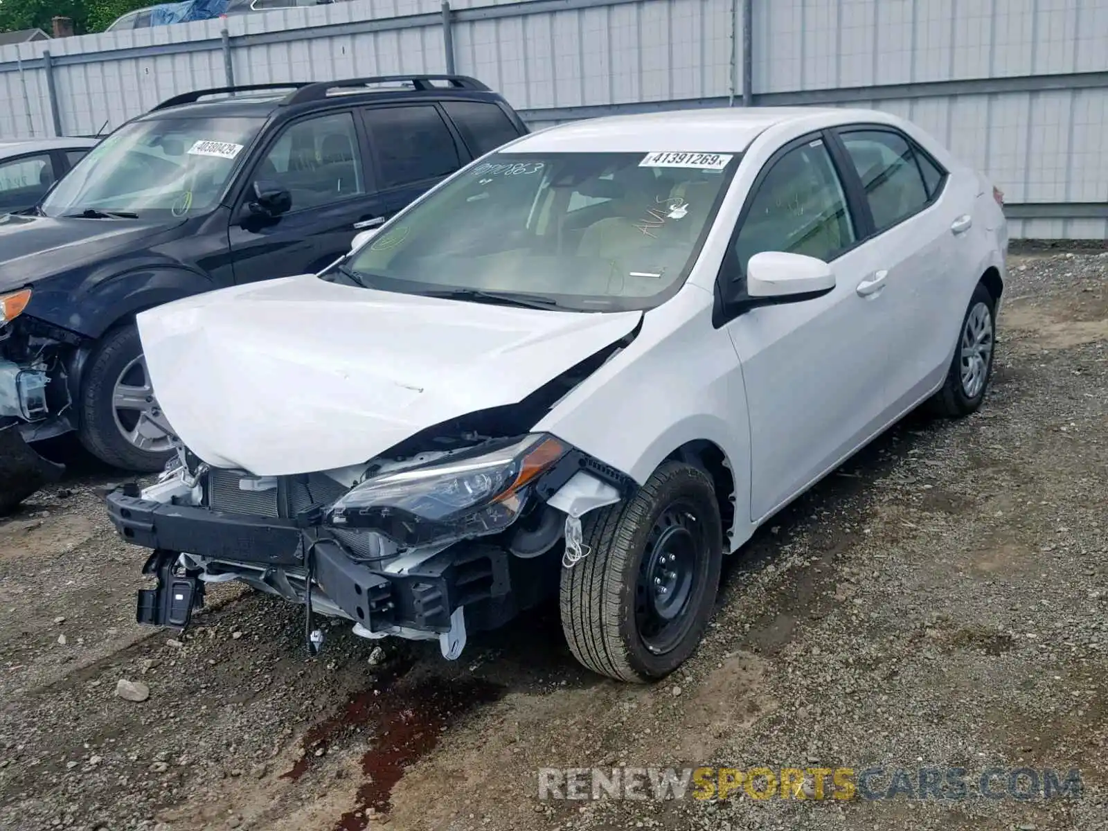 2 Photograph of a damaged car 2T1BURHE7KC234386 TOYOTA COROLLA 2019