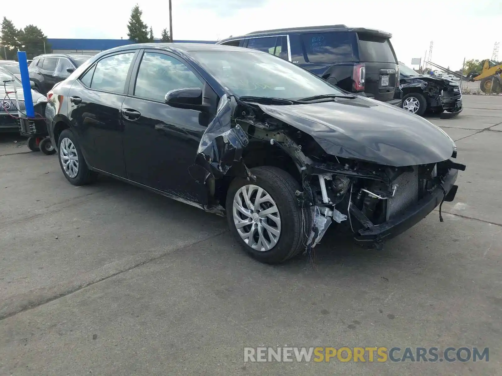 1 Photograph of a damaged car 2T1BURHE7KC234632 TOYOTA COROLLA 2019