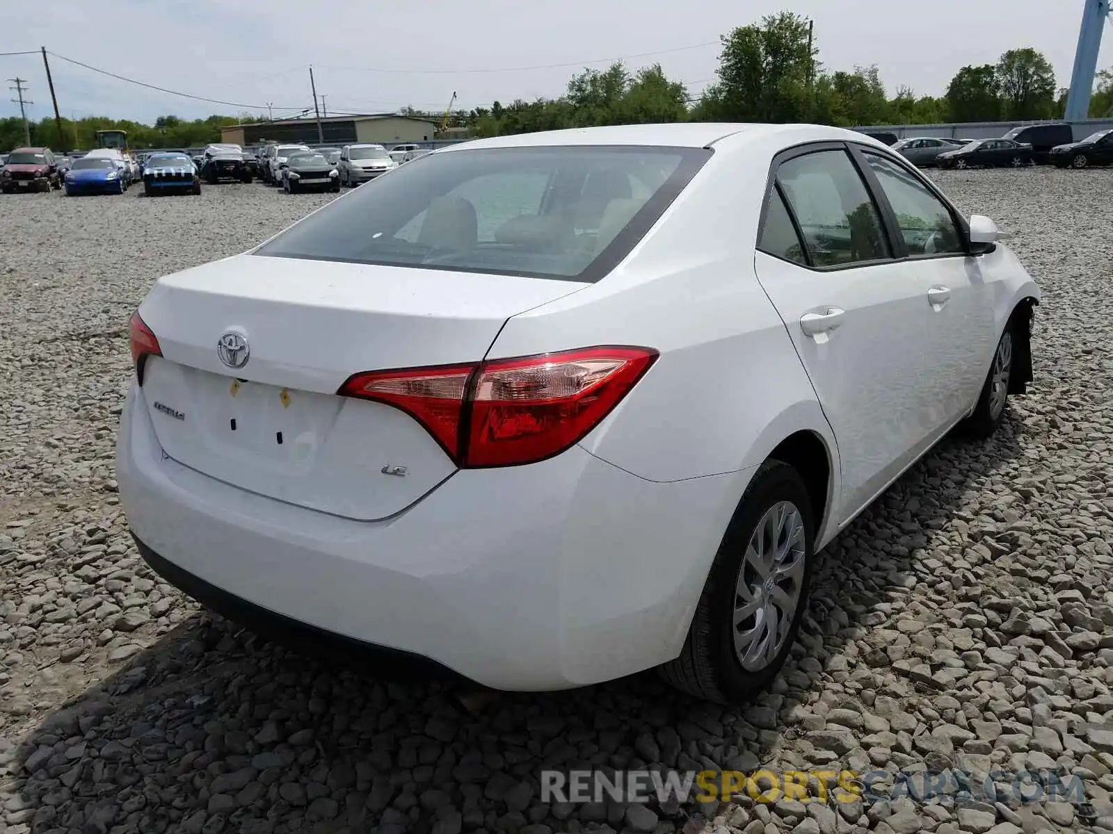 4 Photograph of a damaged car 2T1BURHE7KC234971 TOYOTA COROLLA 2019