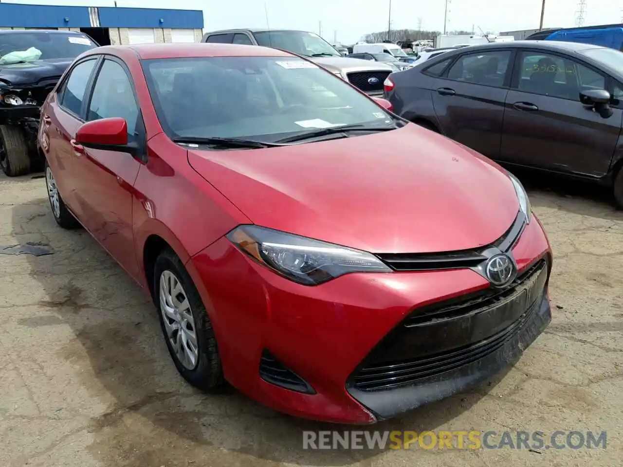 1 Photograph of a damaged car 2T1BURHE7KC235117 TOYOTA COROLLA 2019