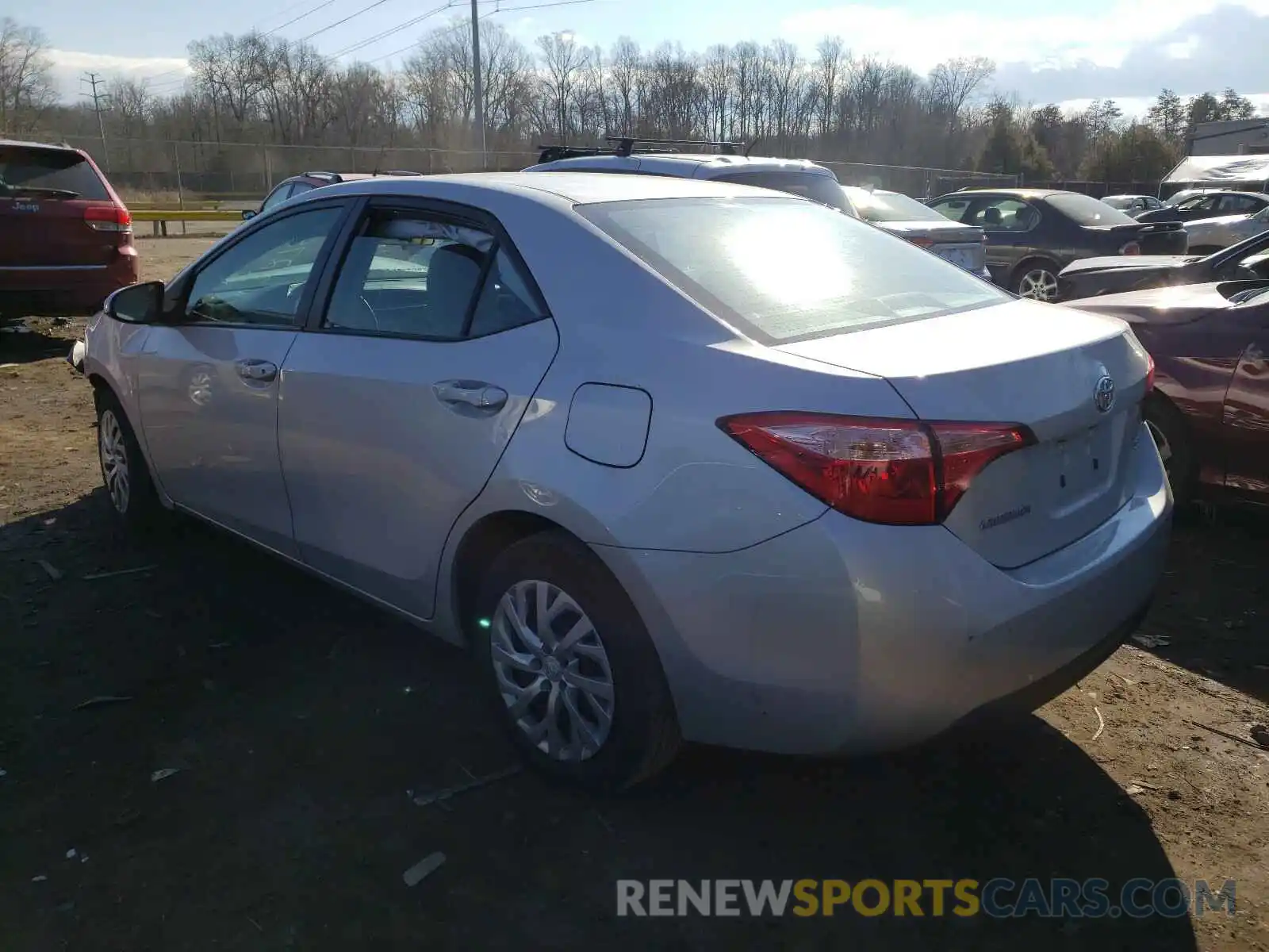 3 Photograph of a damaged car 2T1BURHE7KC235148 TOYOTA COROLLA 2019