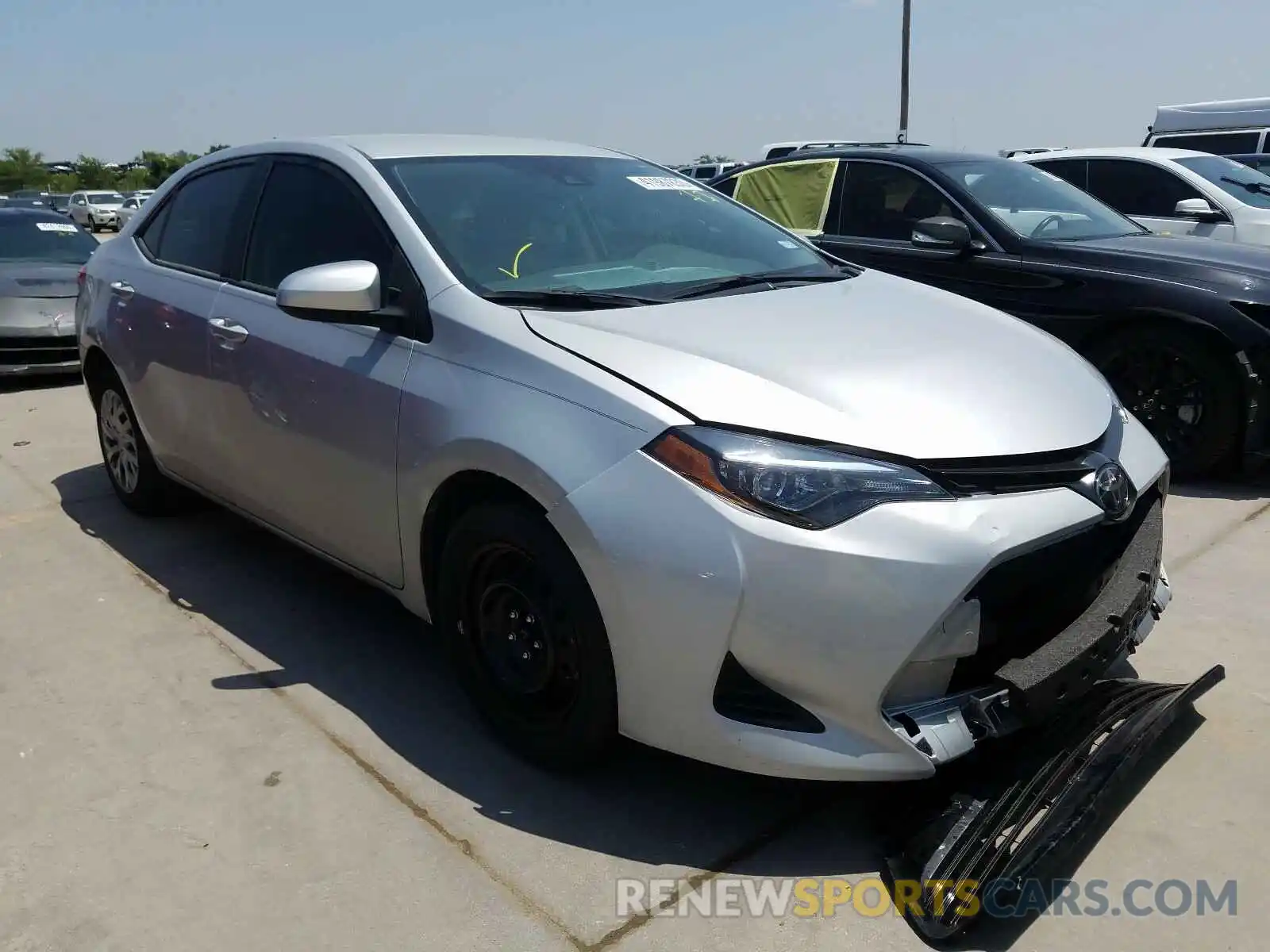 1 Photograph of a damaged car 2T1BURHE7KC235280 TOYOTA COROLLA 2019