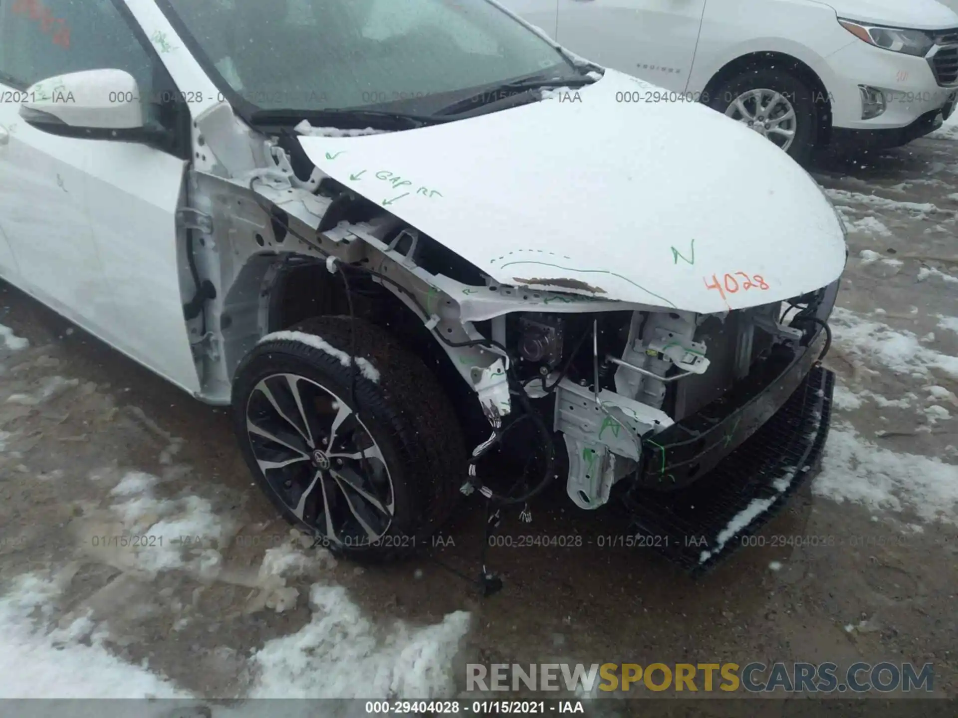 6 Photograph of a damaged car 2T1BURHE7KC235876 TOYOTA COROLLA 2019