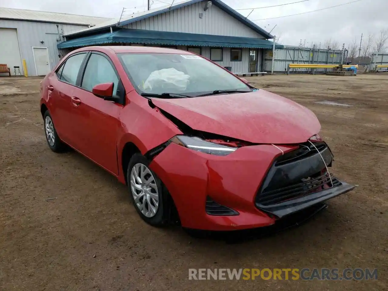 1 Photograph of a damaged car 2T1BURHE7KC235957 TOYOTA COROLLA 2019