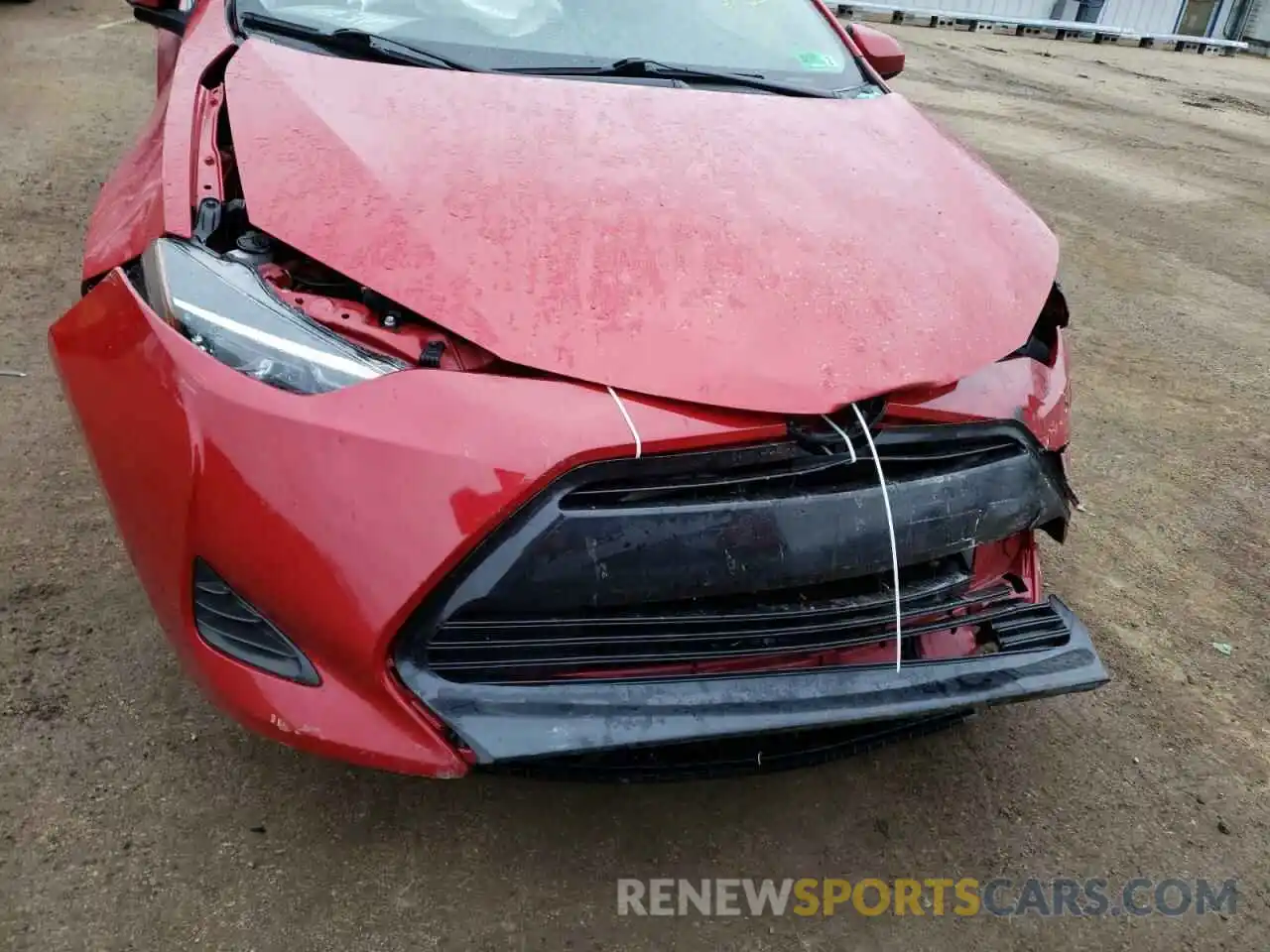 9 Photograph of a damaged car 2T1BURHE7KC235957 TOYOTA COROLLA 2019