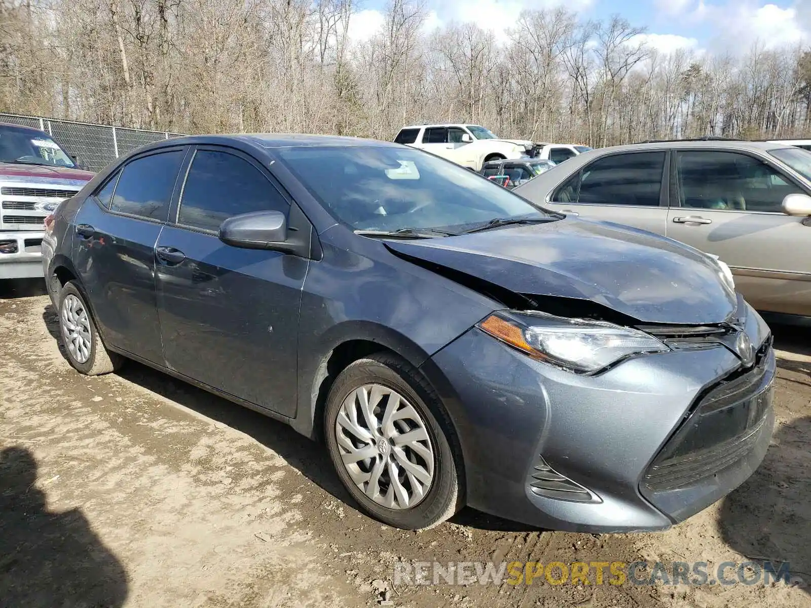 1 Photograph of a damaged car 2T1BURHE7KC236364 TOYOTA COROLLA 2019