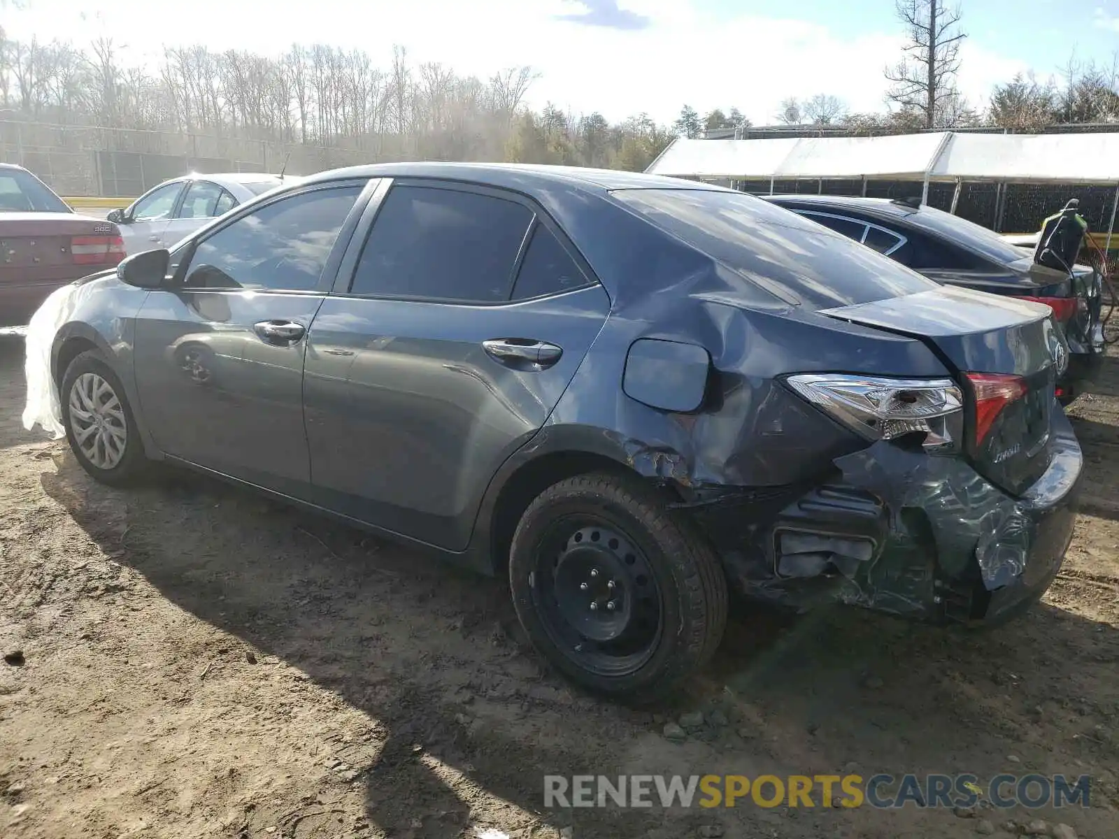 3 Photograph of a damaged car 2T1BURHE7KC236364 TOYOTA COROLLA 2019