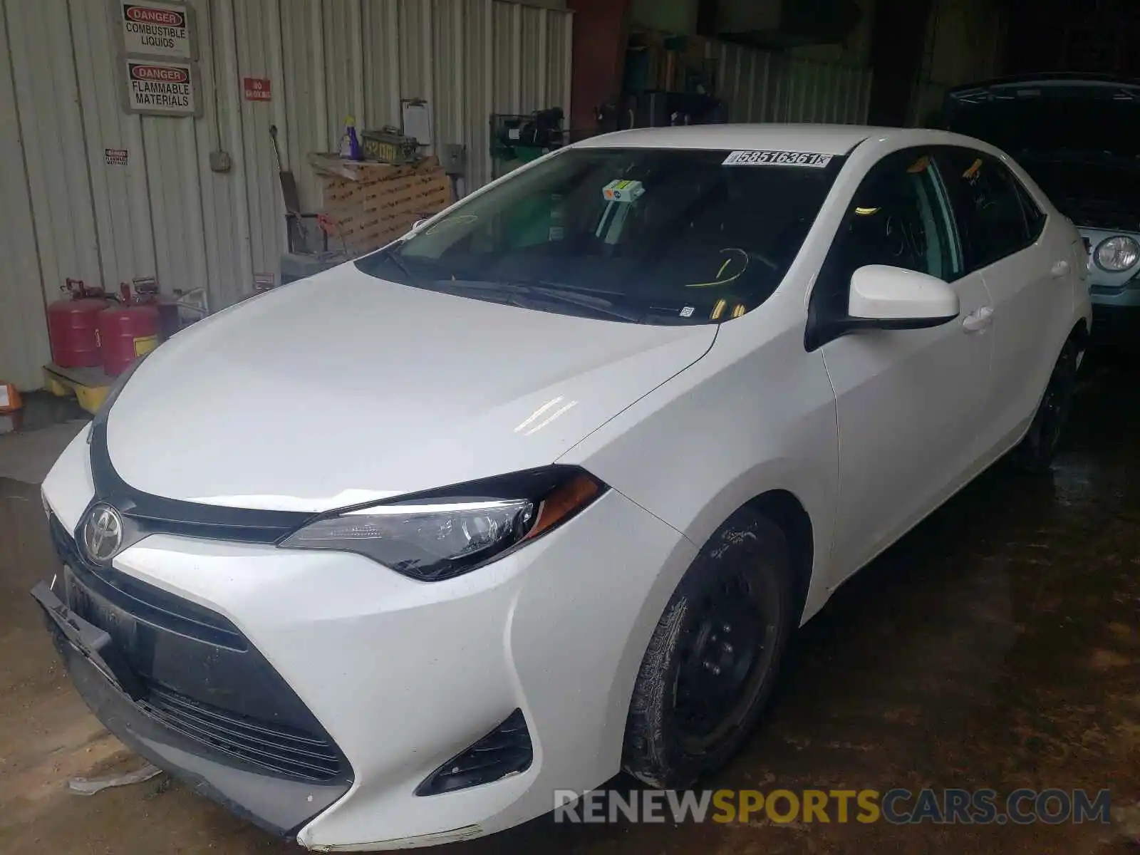 2 Photograph of a damaged car 2T1BURHE7KC236901 TOYOTA COROLLA 2019