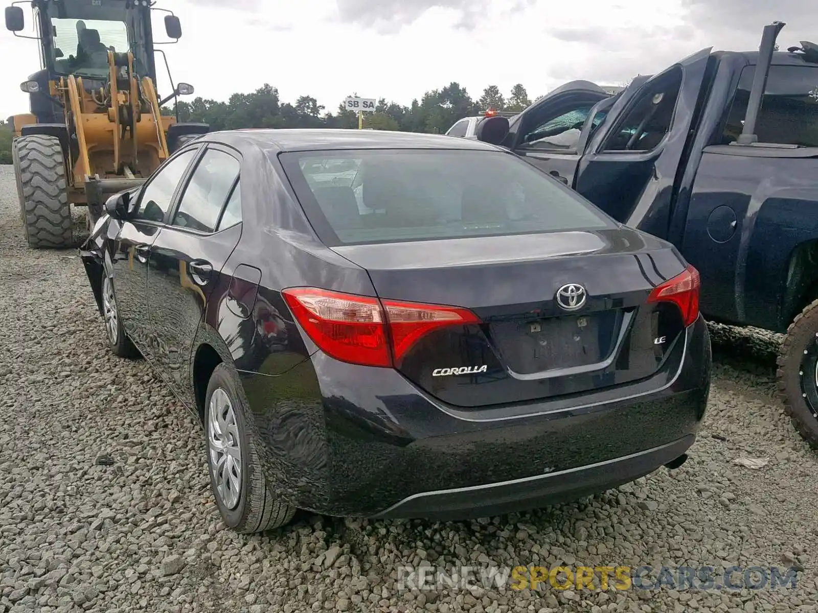 3 Photograph of a damaged car 2T1BURHE7KC237000 TOYOTA COROLLA 2019