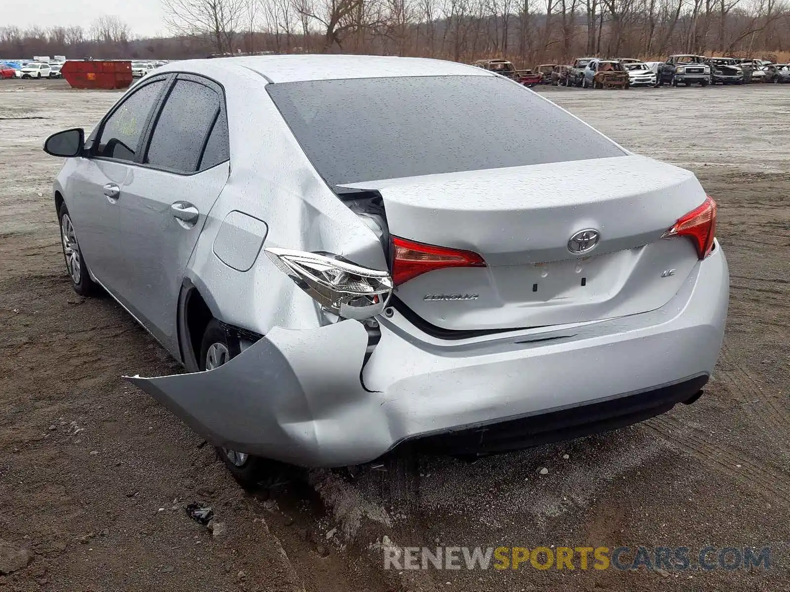 3 Photograph of a damaged car 2T1BURHE7KC237093 TOYOTA COROLLA 2019